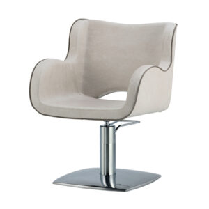 Ceriotti Cutting Chair Lulu front angled view with hydraulic base